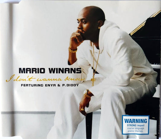 Mario Winans Featuring Enya & P. Diddy : I Don't Wanna Know (CD, Single, Enh)