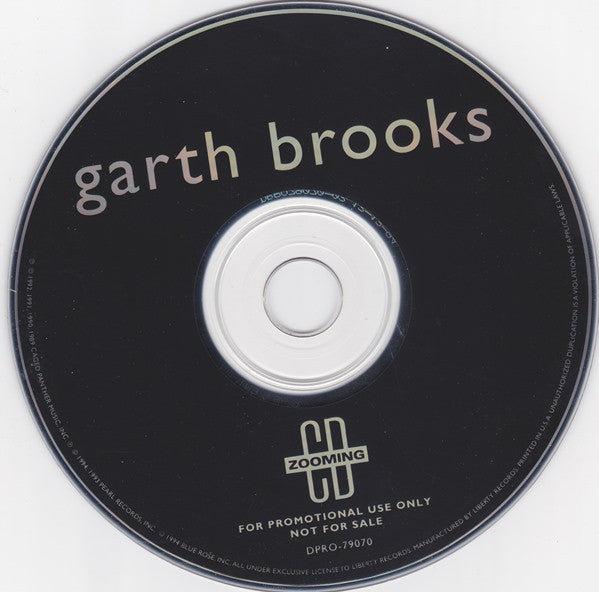 Garth Brooks : CD Zooming (CD, Promo, Smplr)