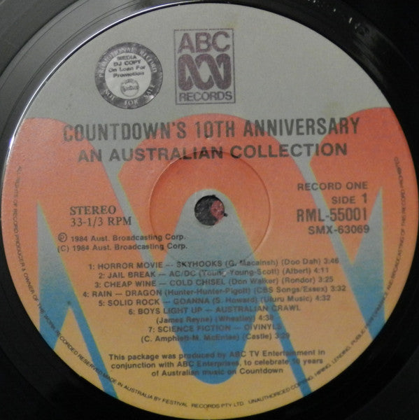 Various : Ten Years Of Countdown - An Australian Collection (2xLP, Comp)