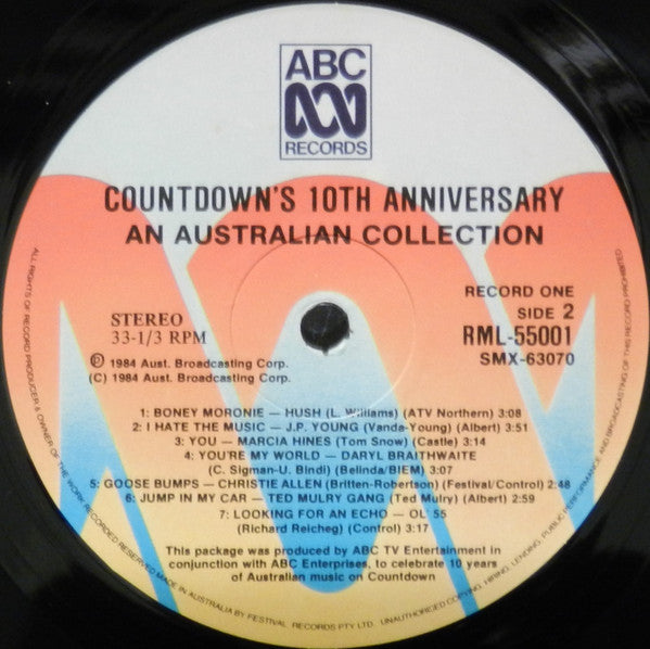 Various : Ten Years Of Countdown - An Australian Collection (2xLP, Comp)