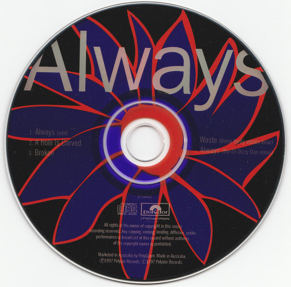 The Mercy Bell : Always (CD, Single)