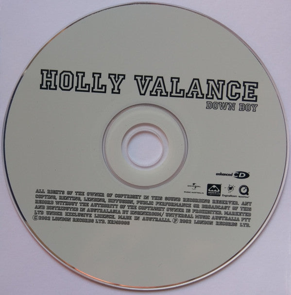 Holly Valance : Down Boy (CD, Single, Enh, CD1)