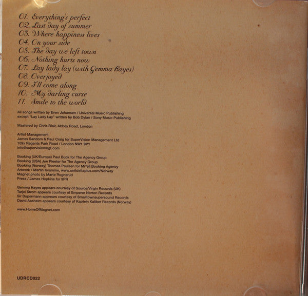 Magnet (2) : On Your Side (CD, Album)