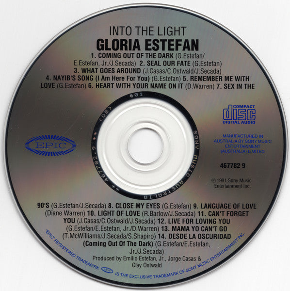 Gloria Estefan : Into The Light (CD, Album, RE)