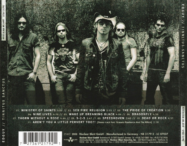 Edguy : Tinnitus Sanctus (CD, Album)