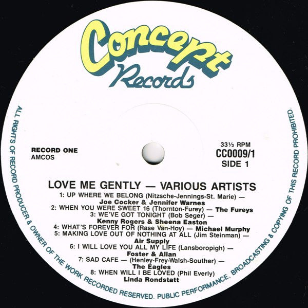 Various : Love Me Gently (2 Loving Albums For The Price Of 1) (2xLP, Comp)