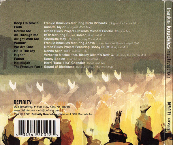 Frankie Knuckles : Motivation (CD, Comp, Mixed)