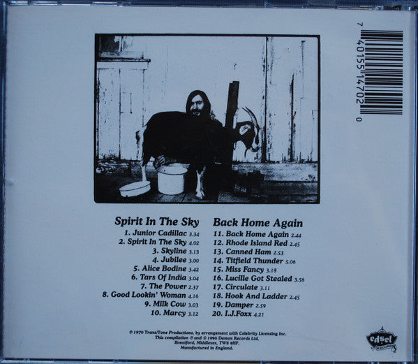 Norman Greenbaum : Spirit In The Sky + Back Home Again  (CD, Comp)
