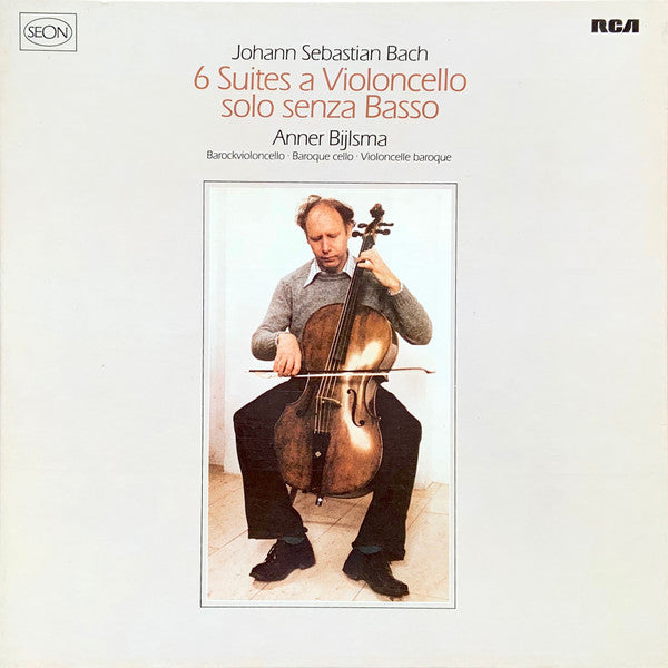 Johann Sebastian Bach, Anner Bijlsma* : 6 Suites A Violoncello Solo Senza Basso (3xLP + Box)