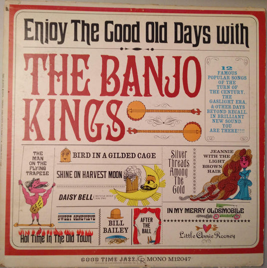 The Banjo Kings : Enjoy The Good Old Days With (LP, Mono)