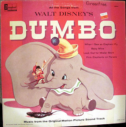 Ned Washington, Frank Churchill And Oliver Wallace : Dumbo (LP, Album, Mono, RE, RP)