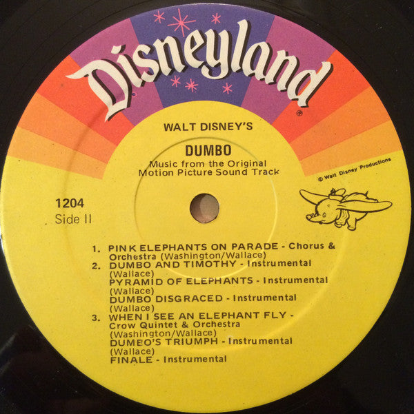 Ned Washington, Frank Churchill And Oliver Wallace : Dumbo (LP, Album, Mono, RE, RP)
