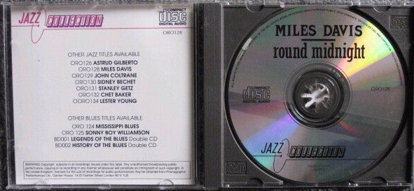 Miles Davis : Round Midnight (CD, Comp)