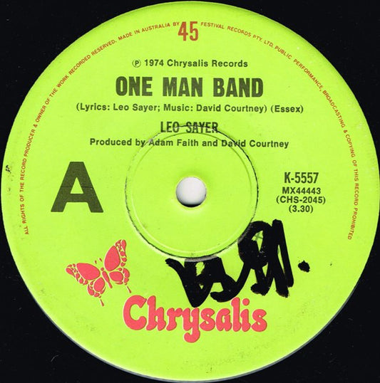 Leo Sayer : One Man Band (7", Single)