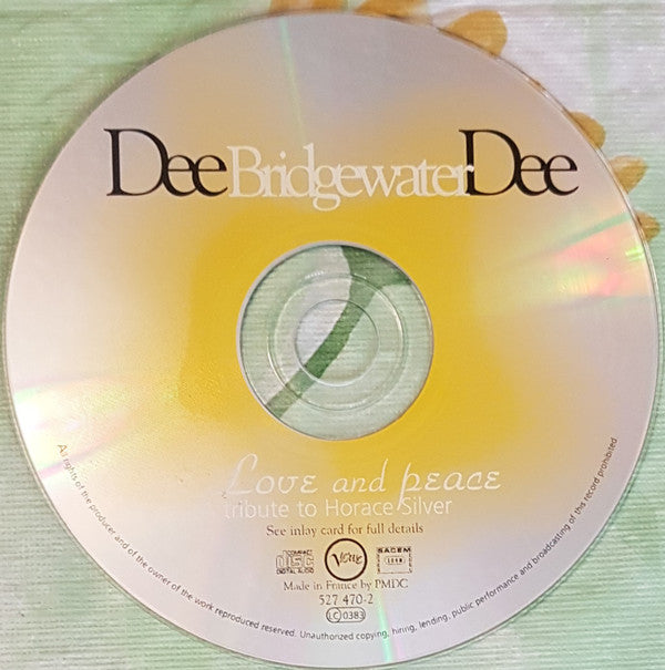 Dee Dee Bridgewater : Love And Peace - A Tribute To Horace Silver (CD, Album)