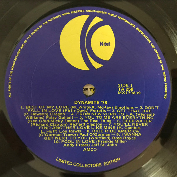 Various : Dynamite 78 (LP, Comp)
