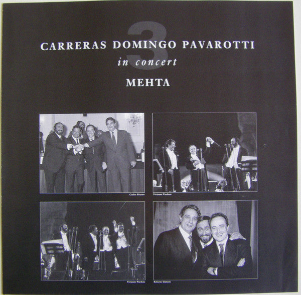 Carreras*, Domingo*, Pavarotti*, Mehta* : In Concert (LP, Album)