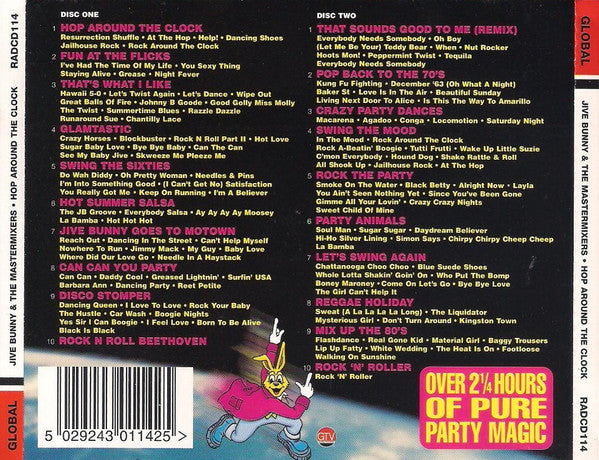 Jive Bunny And The Mastermixers : Hop Around The Clock (2xCD, Album)