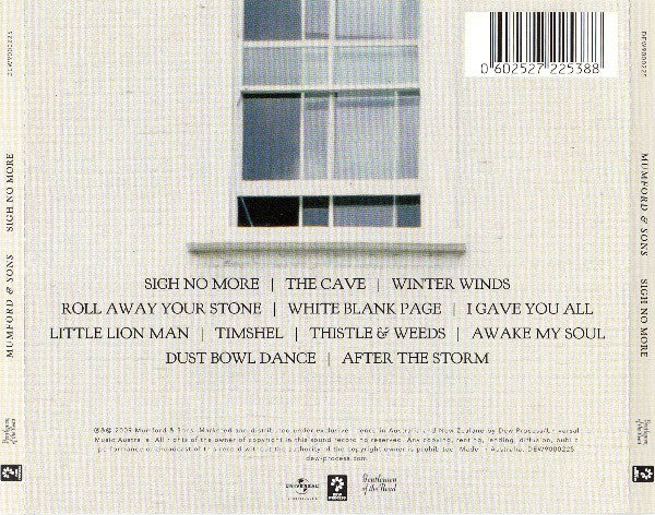 Mumford & Sons : Sigh No More (CD, Album)