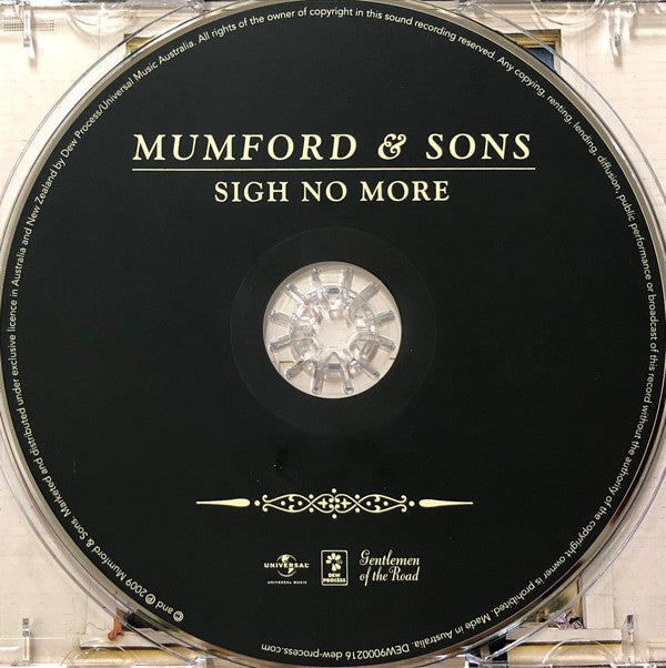 Mumford & Sons : Sigh No More (CD, Album)