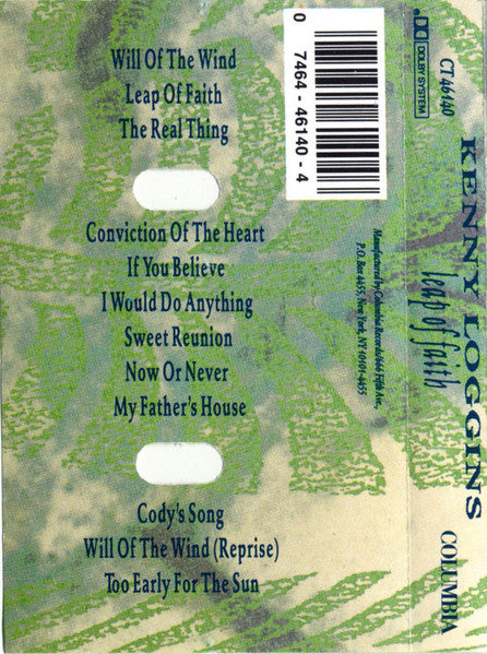 Kenny Loggins : Leap Of Faith (Cass, Album, Dol)