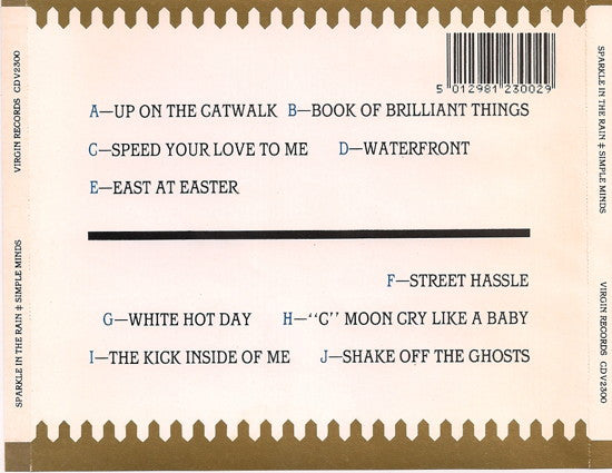 Simple Minds : Sparkle In The Rain (CD, Album, RP)