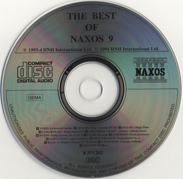 Various : The Best Of Naxos 9 (CD, Comp)