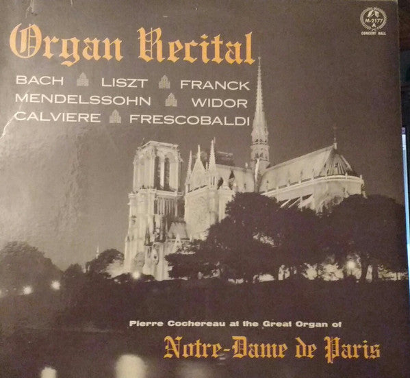 Various - Pierre Cochereau : Organ Recital (LP, Mono)