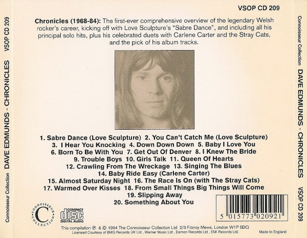 Dave Edmunds : Chronicles (CD, Comp)