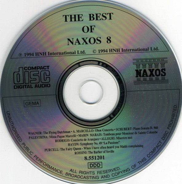 Various : The Best Of Naxos 8 (CD, Comp)