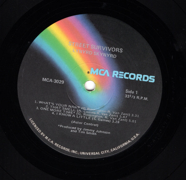 Lynyrd Skynyrd : Street Survivors (LP, Album, Gat)