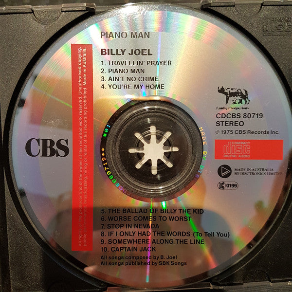 Billy Joel : Piano Man (CD, Album, RE, RM)