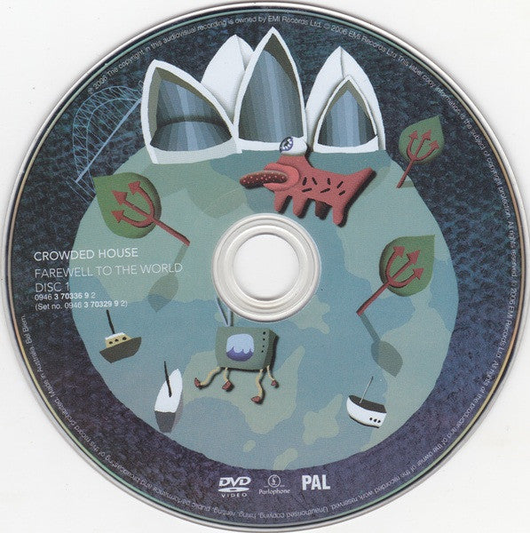 Crowded House : Farewell To The World (2xDVD-V, PAL)