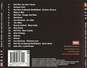 Various : Rain - Music From The Motion Picture (CD, Album)