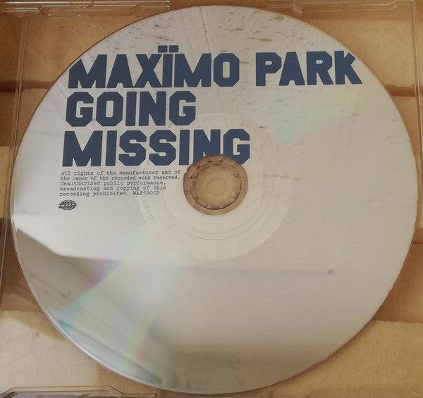 Maxïmo Park : Going Missing (Part One) (CD, Single)