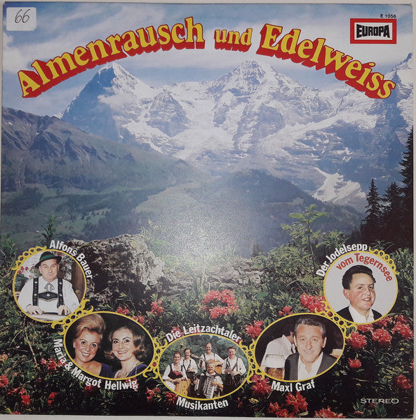 Various : Almenrausch Und Edelweiss (LP, Album)
