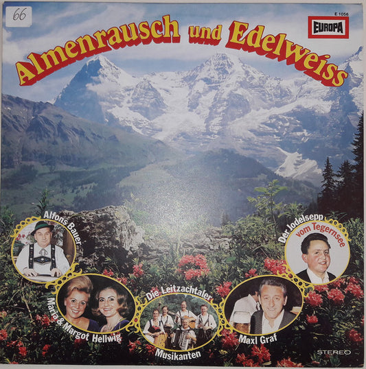 Various : Almenrausch Und Edelweiss (LP, Album)