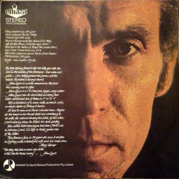 John Laws (3) : In Love Is An Expensive Place To Die (LP, Album)