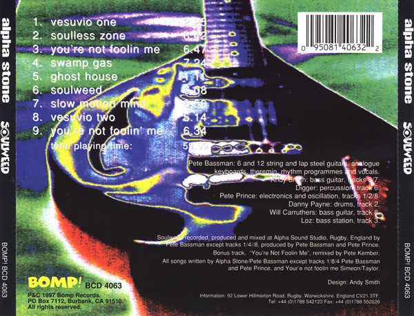 Alpha Stone : Soulweed (CD, Album)