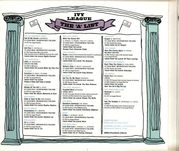 Various : Ivy League Records & Music - Ten Years In The Trenches (CD, Comp)