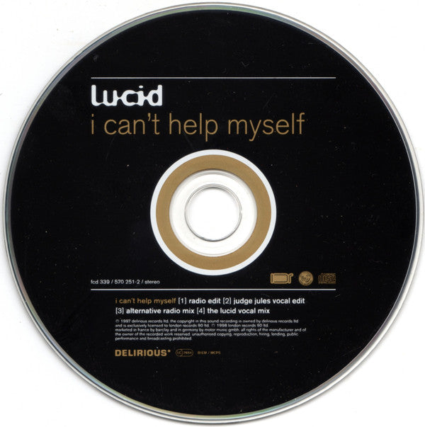 Lucid (45) : I Can't Help Myself (CD, Single)
