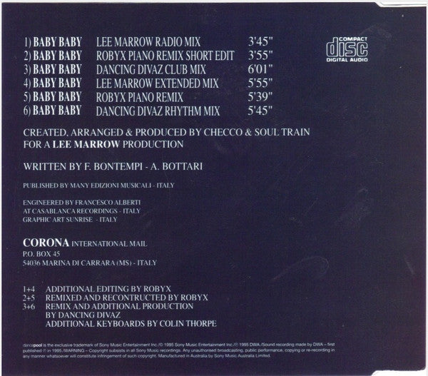 Corona : Baby Baby (CD, Maxi)