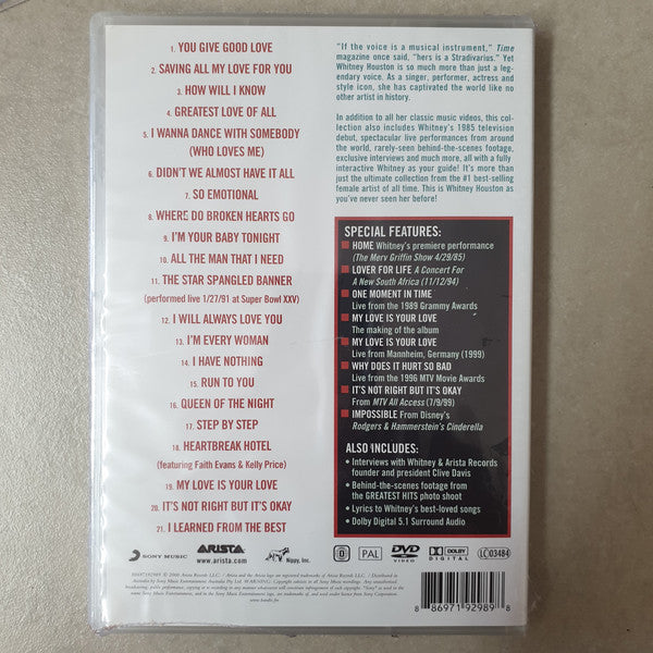 Whitney Houston : The Ultimate Collection  (DVD-V)