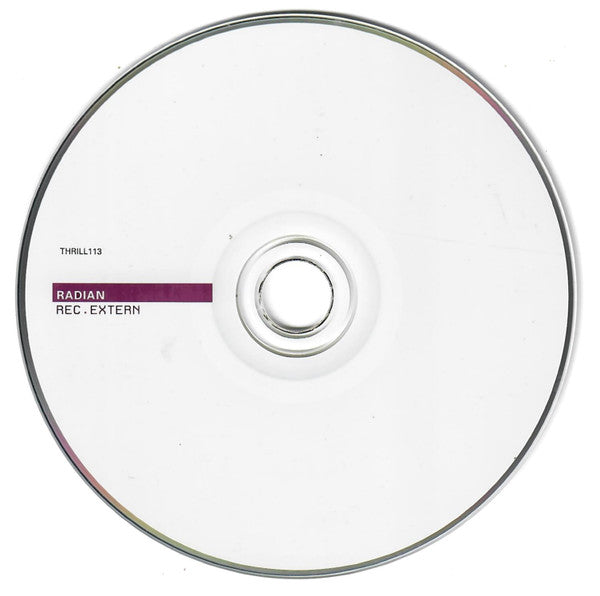 Radian : Rec.Extern (CD, Album)