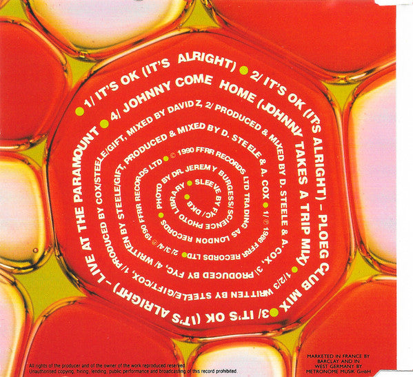 Fine Young Cannibals : It’s OK (It’s Alright) (CD, Maxi)