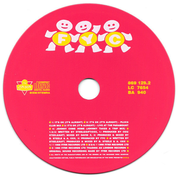 Fine Young Cannibals : It’s OK (It’s Alright) (CD, Maxi)