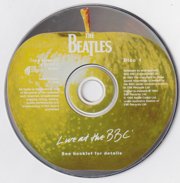 The Beatles : Live At The BBC (2xCD, Comp, Mono, RM)