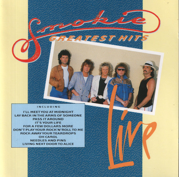 Smokie : Greatest Hits Live (CD, Album)