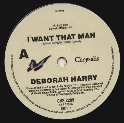 Deborah Harry : I Want That Man (7", Single)