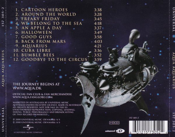 Aqua : Aquarius (HDCD, Album, Enh)